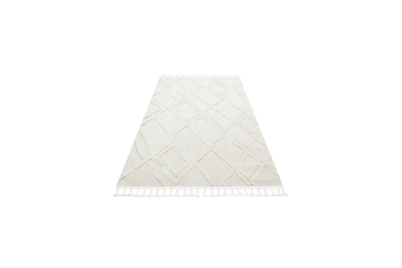 Tolina Wiltonmatto 120x180 cm Suorakaide, Valkoinen