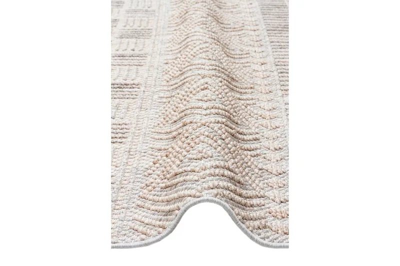 Cozy Wiltonmatto 120x180 cm Suorakaide - Harmaa/Beige - Kodintekstiilit & matot - Matto - Moderni matto - Käytävämatto