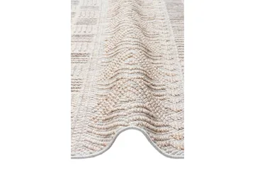 Cozy Käytävämatto 80x300 cm Suorakaide - Harmaa/Beige - Kodintekstiilit & matot - Matto - Moderni matto - Käytävämatto