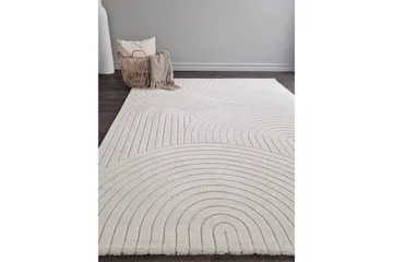 Genova frieze-matto 280x380 cm - Valkoinen - Kodintekstiilit & matot - Matto - Moderni matto - Wilton-matto