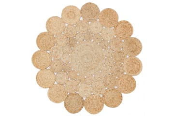 Cali Jutematta 120 cm Rund Multicolor - Kodintekstiilit & matot - Matto - Moderni matto - Sisalmatto