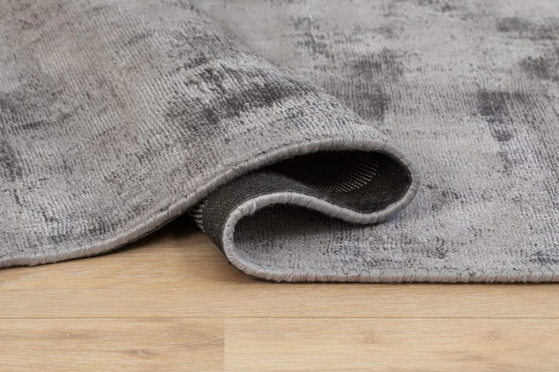 Tribeca viskoosimatto 160x230 cm suorakaide - Harmaa - Kodintekstiilit & matot - Matto - Moderni matto - Viskoosimatto & keinosilkkimatto
