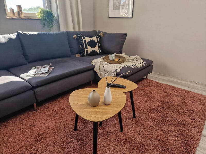 Lounge nukkamatto 160x230 cm suorakaide - Kupari - Kodintekstiilit & matot - Matto - Moderni matto - Käytävämatto