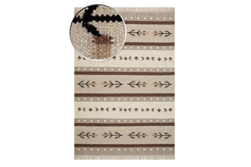 Fagersta villamatto 160x230 cm - Luonnonväri - Kodintekstiilit & matot - Matto - Moderni matto - Villamatto