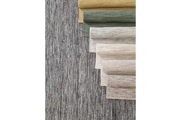 Birka villamatto pyöreä 240 cm - Antrasiitti - Kodintekstiilit & matot - Matto - Moderni matto - Villamatto