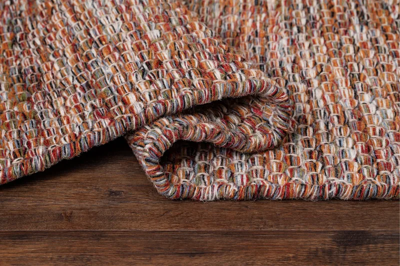 Torekov villamatto 75x150 cm - Monivärinen - Kodintekstiilit & matot - Matto - Moderni matto - Villamatto