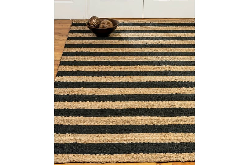 Eddie Juuttimatto 90x150 cm Suorakaide - Beige/Musta - Kodintekstiilit & matot - Matto - Moderni matto - Sisalmatto