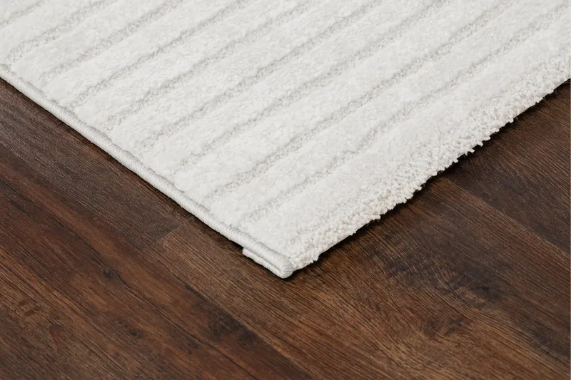 Bella wilton-matto 200x290 cm suorakaide - Valkoinen - Kodintekstiilit & matot - Matto - Moderni matto - Wilton-matto