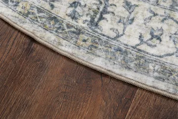 Tarfaya frieze-matto pyöreä 200 cm - Luonnonväri - Kodintekstiilit & matot - Matto - Moderni matto - Wilton-matto