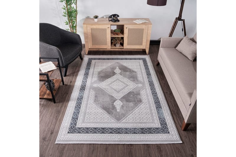 Brandiz Wiltonmatto 160x230 cm Suorakaide - Tummansininen - Kodintekstiilit & matot - Matto - Moderni matto - Wilton-matto