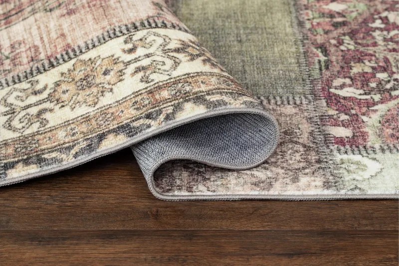 Tarfaya frieze-matto 80x300 cm - Vihreä - Kodintekstiilit & matot - Matto - Moderni matto - Wilton-matto