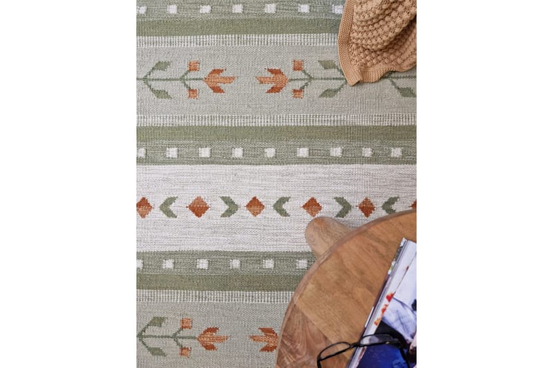 Fagersta villamatto 160x230 cm - Vihreä - Kodintekstiilit & matot - Matto - Moderni matto - Villamatto