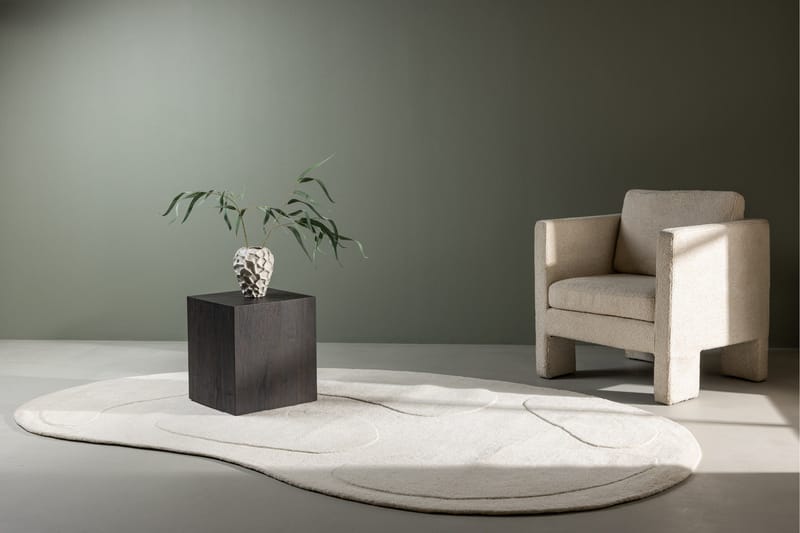 Villamatto Enard 175x290 cm - Valkoinen - Kodintekstiilit & matot - Matto - Moderni matto - Villamatto