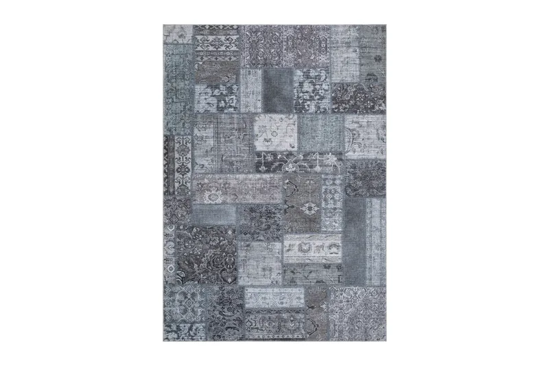 Patchwork wilton-matto 300x400 cm suorakaide, Harmaa