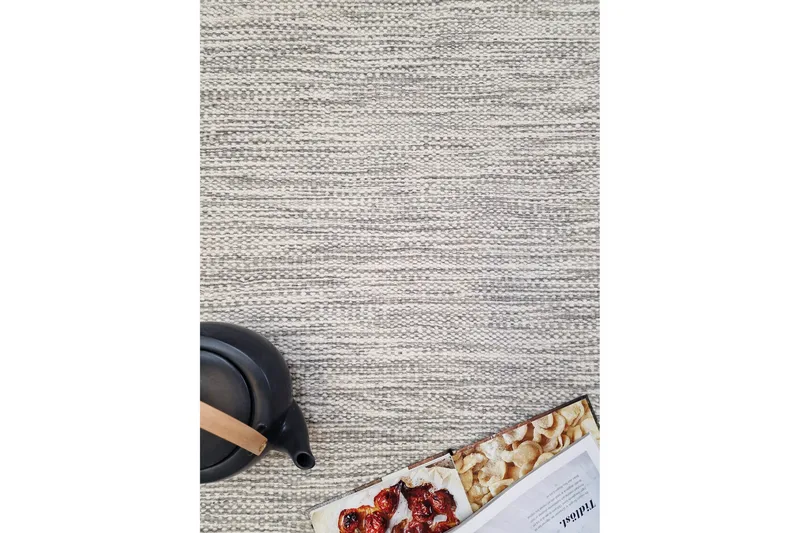 Birka villamatto pyöreä 300 cm - Hopea - Kodintekstiilit & matot - Matto - Moderni matto - Villamatto