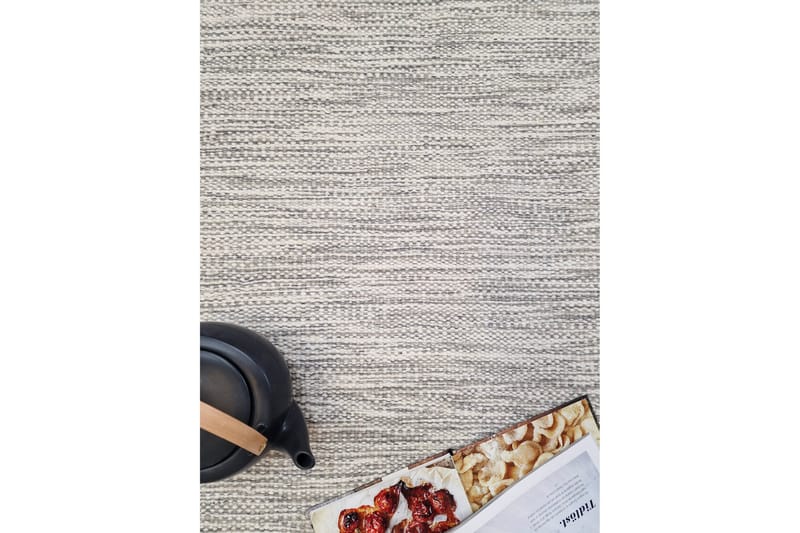 Birka villamatto pyöreä 240 cm - Hopea - Kodintekstiilit & matot - Matto - Moderni matto - Villamatto