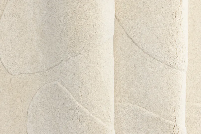 Villamatto Enard 175x290 cm - Valkoinen - Kodintekstiilit & matot - Matto - Moderni matto - Villamatto