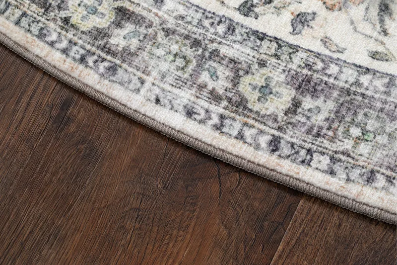 Tarfaya Frye-matto Pyöreä 240 cm - Luonnonväri - Kodintekstiilit & matot - Matto - Moderni matto - Wilton-matto