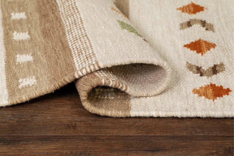 Fagersta villamatto 160x230 cm - Hiekka - Kodintekstiilit & matot - Matto - Moderni matto - Villamatto