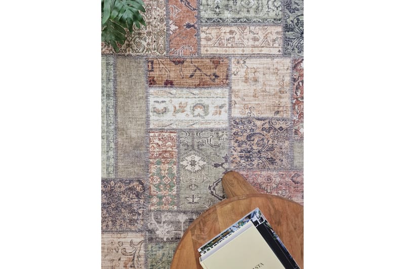 Tarfaya Frye-matto 80x150 cm - Vihreä - Kodintekstiilit & matot - Matto - Moderni matto - Wilton-matto