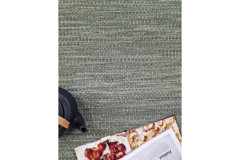 Birka Villamatto Pyöreä 240 cm - Vihreä - Kodintekstiilit & matot - Matto - Moderni matto - Villamatto