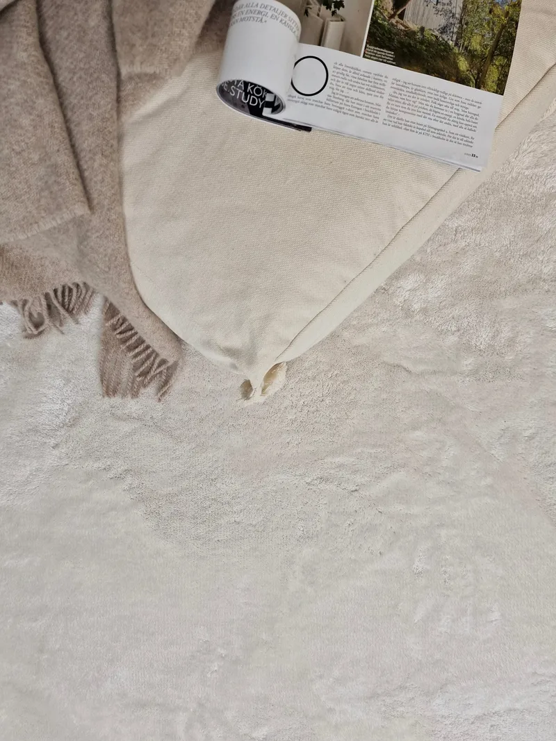 Cozy nukkamatto 240x340 cm suorakaide - Valkoinen - Kodintekstiilit & matot - Matto - Moderni matto - Nukkamatto