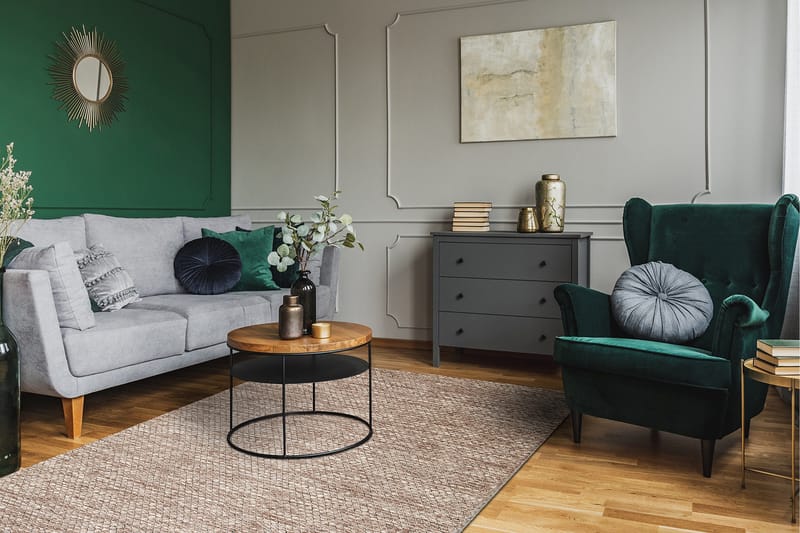 Torekov villamatto 160x230 cm - Nougat - Kodintekstiilit & matot - Matto - Moderni matto - Villamatto