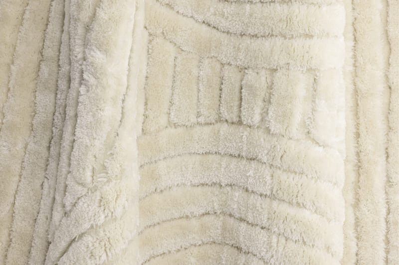 Niklas Polyester - 200*200- -Pyöreä-Valkoinen - Kodintekstiilit & matot - Matto - Moderni matto - Nukkamatto