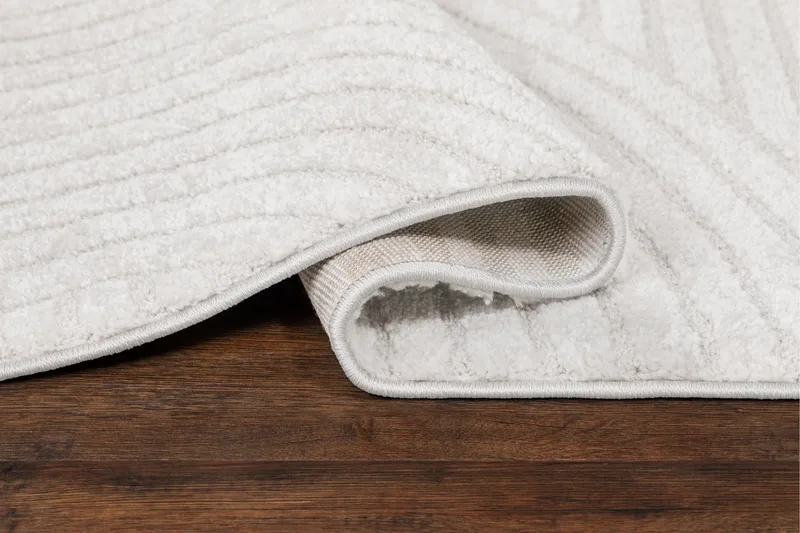 Bella wilton-matto 200x290 cm suorakaide - Valkoinen - Kodintekstiilit & matot - Matto - Moderni matto - Wilton-matto