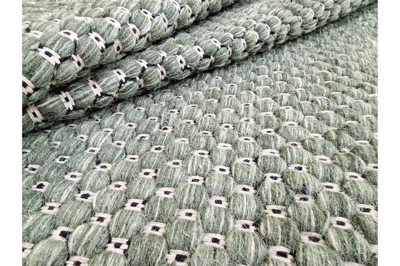 Torekov Villamatto 75x230 cm - Vihreä - Kodintekstiilit & matot - Matto - Moderni matto - Villamatto