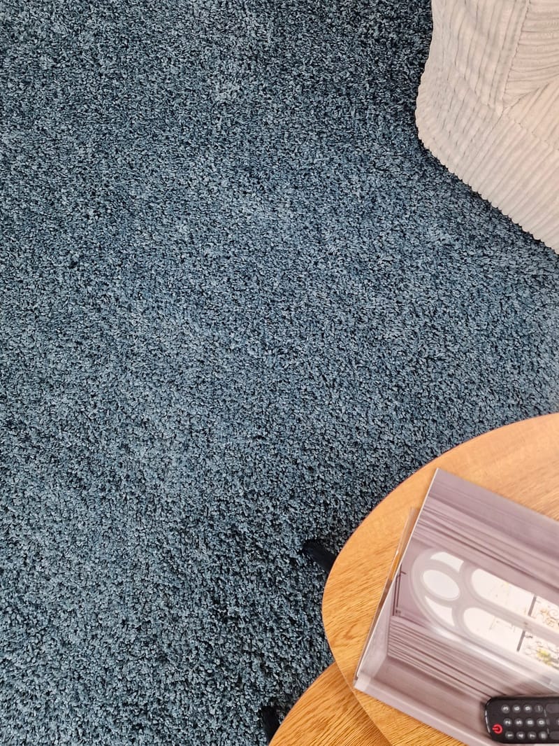 Lounge käytävämatto 80x250 cm suorakaide - Petroolinsininen - Kodintekstiilit & matot - Matto - Moderni matto - Nukkamatto