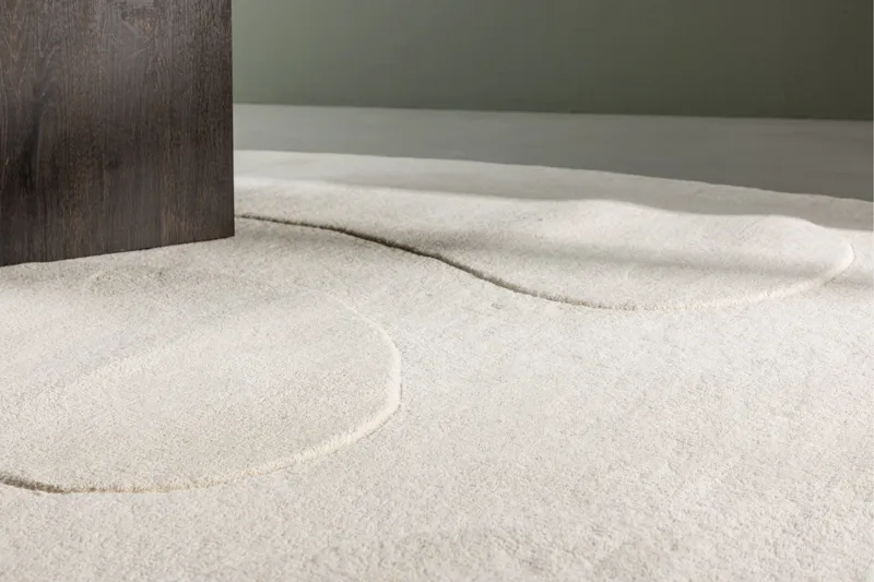 Villamatto Enard 175x290 cm - Valkoinen - Kodintekstiilit & matot - Matto - Moderni matto - Villamatto