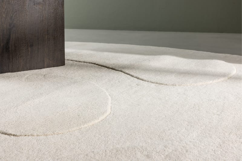 Villamatto Enard 175x290 cm - Valkoinen - Kodintekstiilit & matot - Matto - Moderni matto - Villamatto
