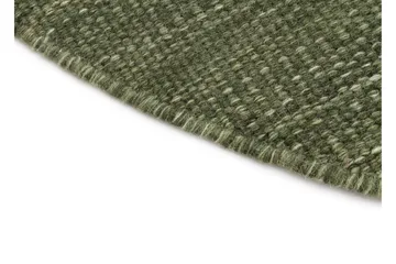 Birka villamatto pyöreä 300 cm - Vihreä - Kodintekstiilit & matot - Matto - Moderni matto - Villamatto