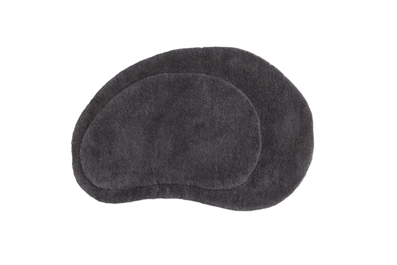 Villamatto Sten 50x75 cm, Tummanharmaa