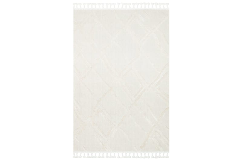 Tolina Wiltonmatto 160x230 cm Suorakaide - Valkoinen - Kodintekstiilit & matot - Matto - Moderni matto - Wilton-matto