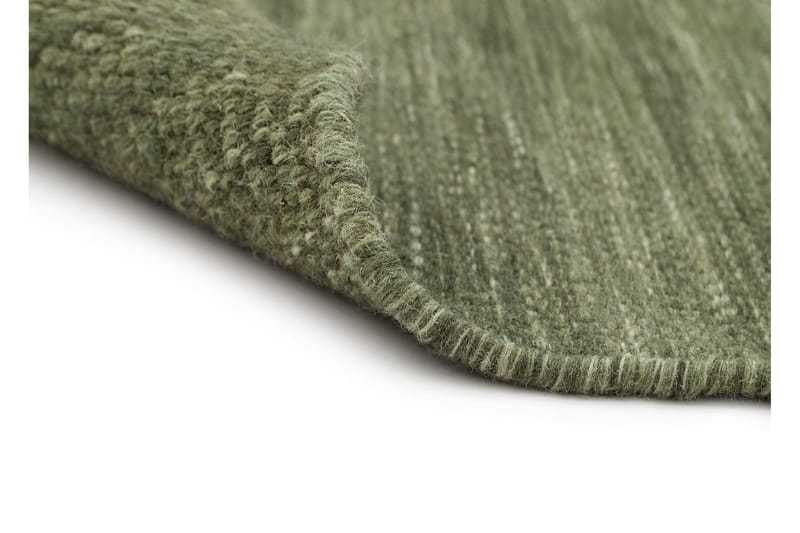 Birka villamatto pyöreä 300 cm - Vihreä - Kodintekstiilit & matot - Matto - Moderni matto - Villamatto