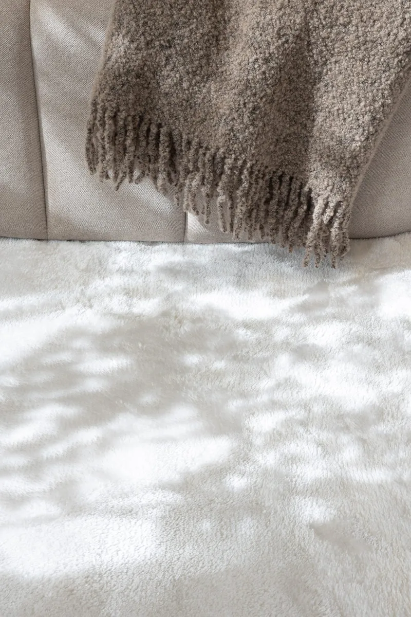 Cozy nukkamatto 240x340 cm suorakaide - Valkoinen - Kodintekstiilit & matot - Matto - Moderni matto - Nukkamatto