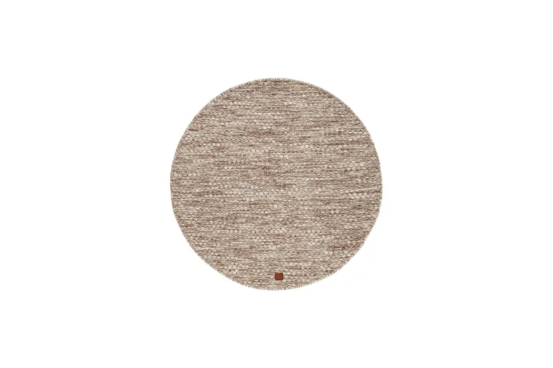 Torekov villamatto pyöreä 300 cm, Nougat