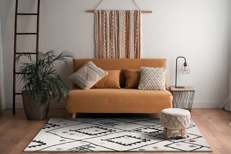 Portland nukkamatto 200x290 cm - Valkoinen - Kodintekstiilit & matot - Matto - Moderni matto - Nukkamatto