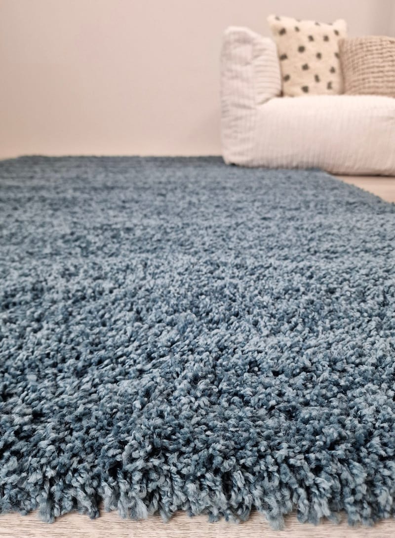 Lounge käytävämatto 80x250 cm suorakaide - Petroolinsininen - Kodintekstiilit & matot - Matto - Moderni matto - Nukkamatto