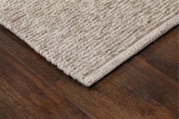 Dalarö Villamatto 75x230 cm Suorakulmainen - Beige - Kodintekstiilit & matot - Matto - Moderni matto - Villamatto