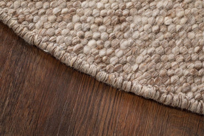 Skagen villamatto pyöreä 300 cm - Pellava - Kodintekstiilit & matot - Matto - Moderni matto - Villamatto