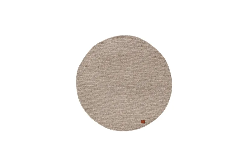 Skagen villamatto pyöreä 160 cm, Pellava
