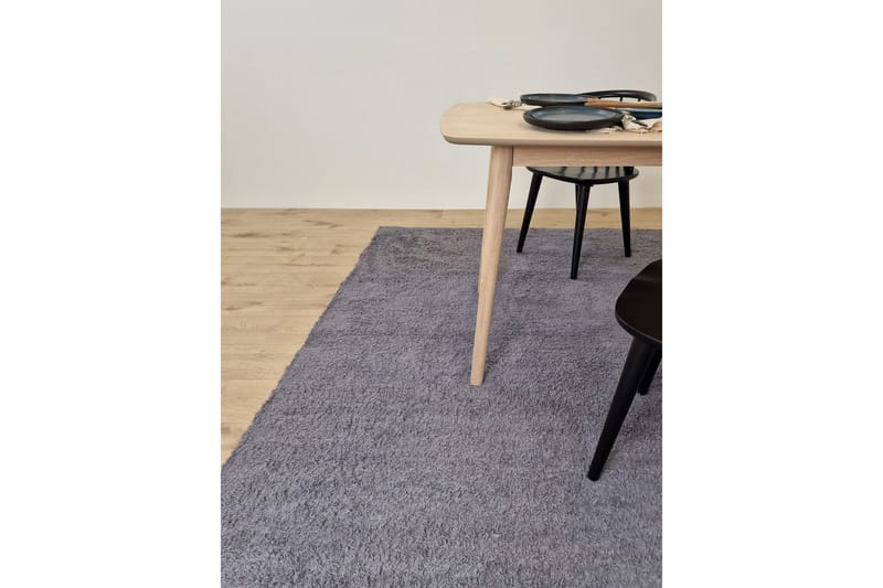 Falsterbo puuvillamatto 160x230 cm - Harmaa - Kodintekstiilit & matot - Matto - Moderni matto - Puuvillamatto