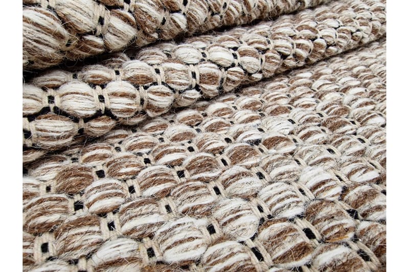 Torekov villamatto 160x230 cm - Nougat - Kodintekstiilit & matot - Matto - Moderni matto - Villamatto