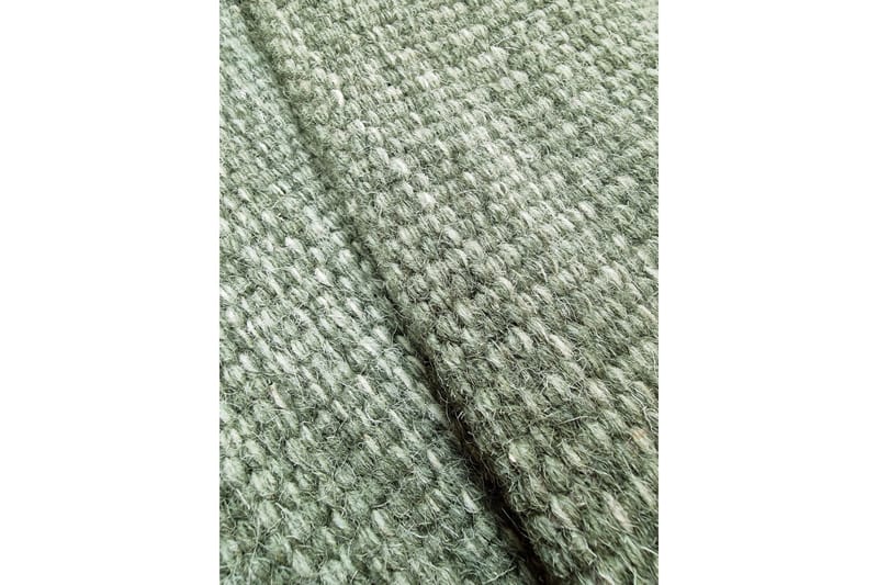 Birka villamatto pyöreä 300 cm - Vihreä - Kodintekstiilit & matot - Matto - Moderni matto - Villamatto