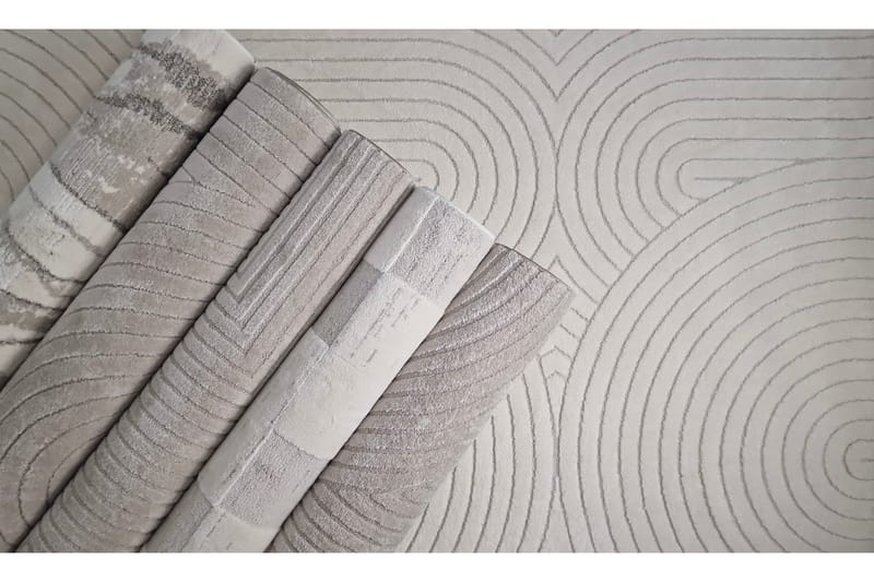 Bella wilton-matto 200x290 cm suorakaide - Valkoinen - Kodintekstiilit & matot - Matto - Moderni matto - Wilton-matto