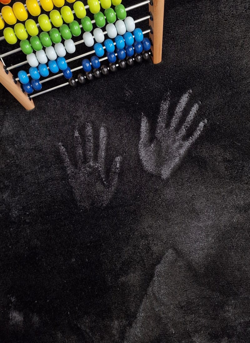 Cozy nukkamatto 110x160 cm suorakaide - Musta - Kodintekstiilit & matot - Matto - Moderni matto - Nukkamatto