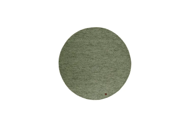 Torekov villamatto pyöreä 200 cm, Vihreä